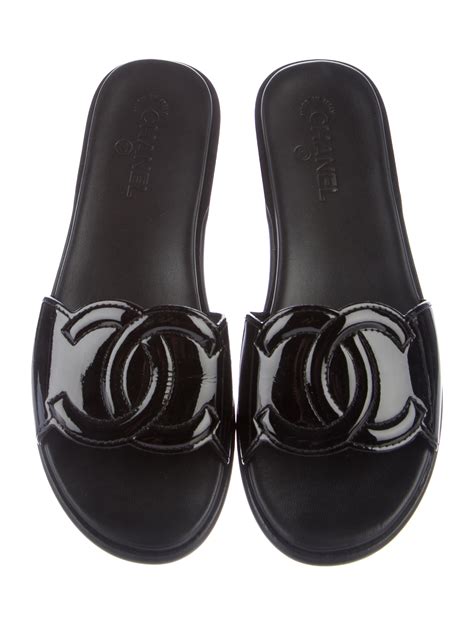 chanel slides cheap|Chanel sandals official website.